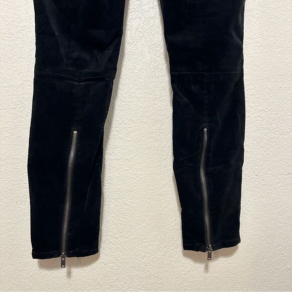 GAP 1969 Black Velvet Always Skinny Jeans w/zipper detail - Picture 6 of 9